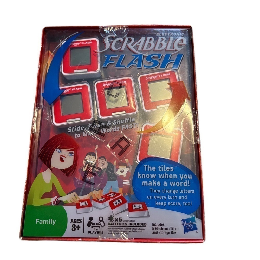 Hasbro : SCRABBLE FLASH - Cubes Electronic Travel Game